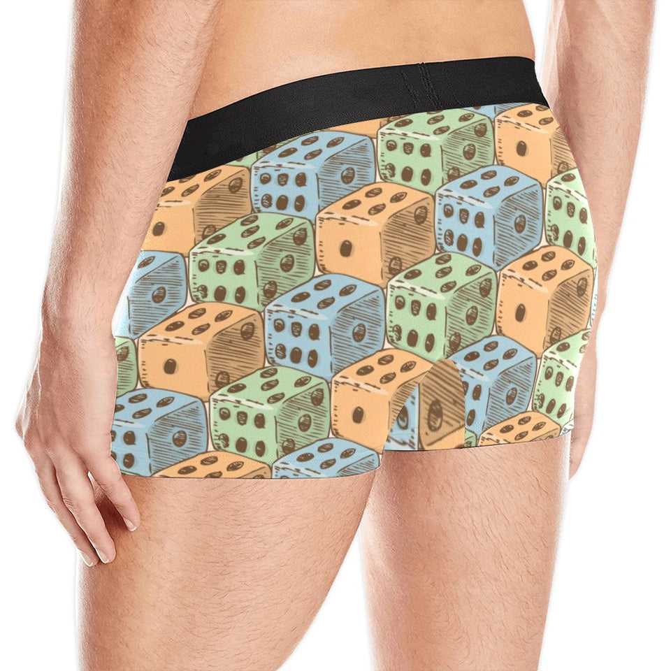 Dice Pattern Print Design 05 Men's All Over Print Boxer Briefs Men's Underwear