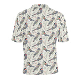 Pigeon Pattern Print Design 04 Men's All Over Print Polo Shirt