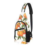 Oranges pattern background All Over Print Chest Bag
