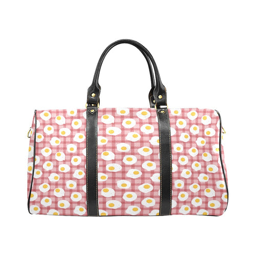 Fried Eggs Pattern Print Design 03 Travel Bag