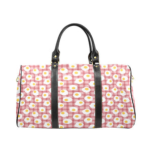 Fried Eggs Pattern Print Design 03 Travel Bag