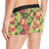 Cool Geometric lime pattern Men's All Over Print Boxer Briefs Men's Underwear