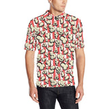 Popcorn Pattern Print Design 05 Men's All Over Print Polo Shirt