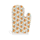 Squirrel Pattern Print Design 04 Heat Resistant Oven Mitts