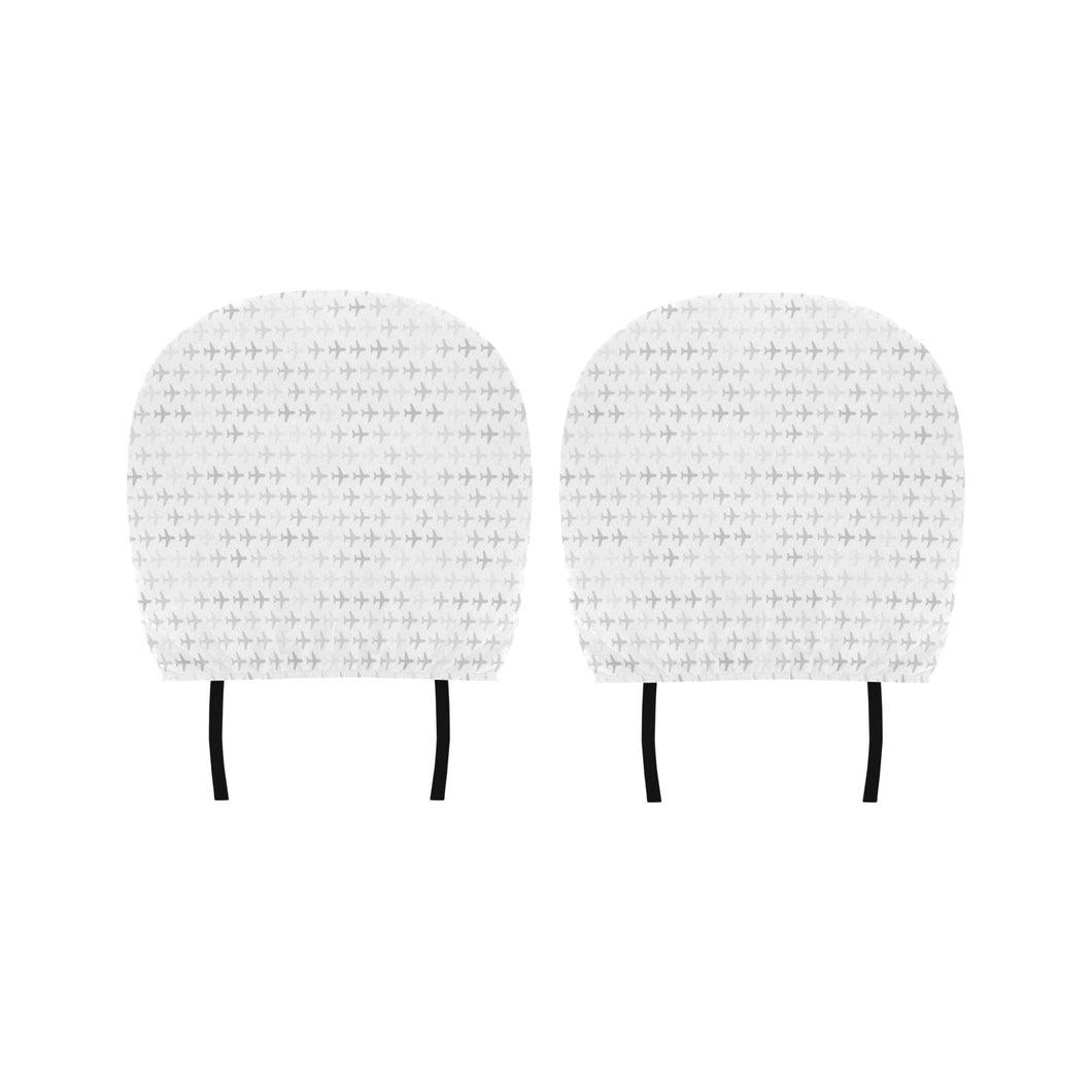 Airplane print pattern Car Headrest Cover