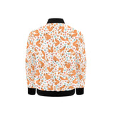 Squirrel Pattern Print Design 05 Kids' Boys' Girls' Bomber Jacket