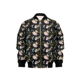 Hummingbird Pattern Print Design 03 Kids' Boys' Girls' Bomber Jacket