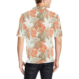 Cocoa beans Cocoa tree pattern Men's All Over Print Polo Shirt