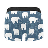 polar bear mother her child pattern Men's All Over Print Boxer Briefs Men's Underwear
