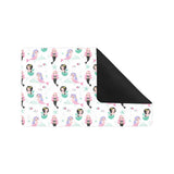 cute mermaid dolphin fish starfish pattern Doormat