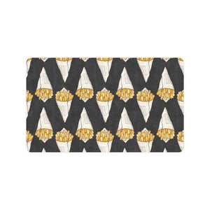 French fries dark background Doormat