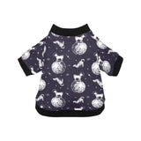 Chihuahua space helmet. astronaut pattern All Over Print Pet Dog Round Neck Fuzzy Shirt