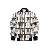 Piano Pattern Print Design 04 Kids' Boys' Girls' Bomber Jacket