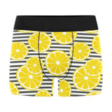 slice of lemon design pattern Men's All Over Print Boxer Briefs Men's Underwear