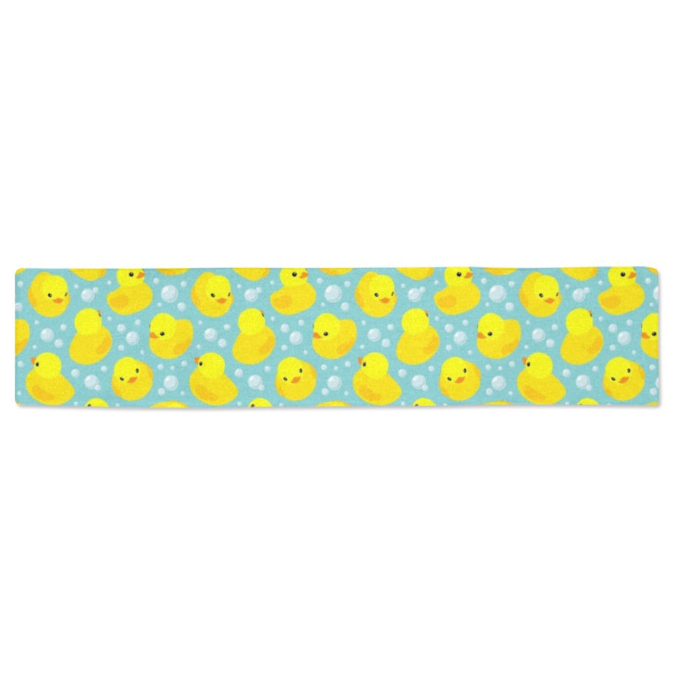 Duck Pattern Print Design 03 Table Runner