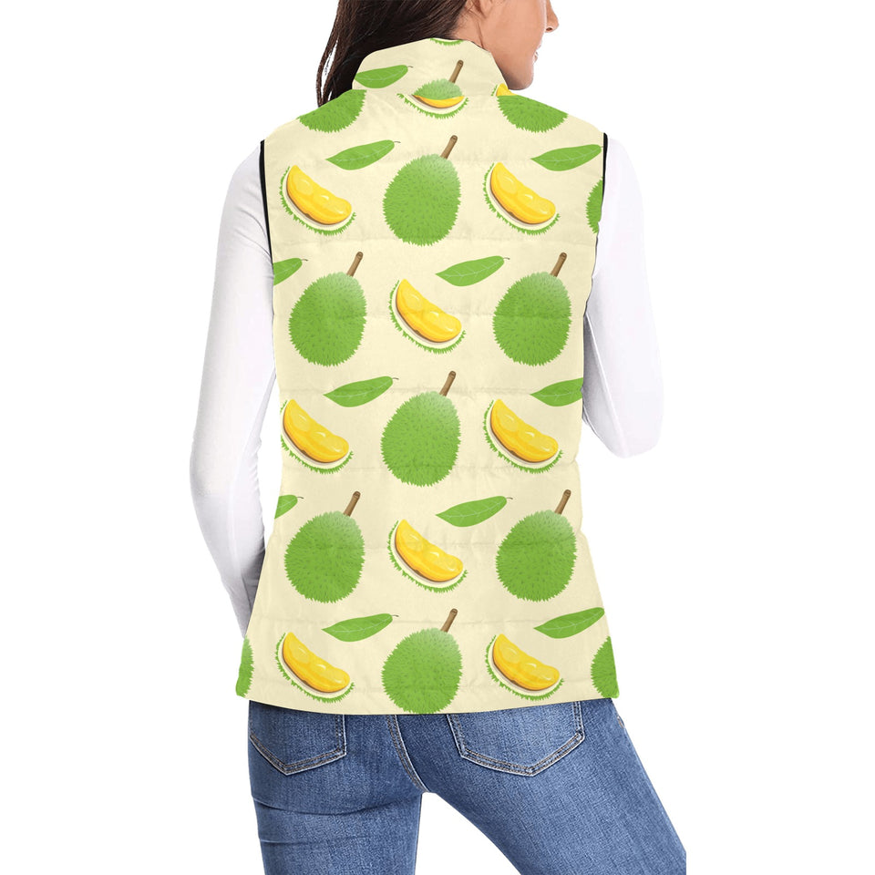 Durian pattern Women's Padded Vest