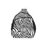 Zebra skin pattern All Over Print Chest Bag