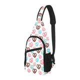 Pretzels Pattern Print Design 04 All Over Print Chest Bag