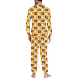 English Bulldog Pattern Print Design 04 Men's All Over Print Pajama