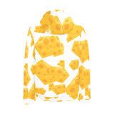 Cheese slice pattern Men's Padded Hooded Jacket