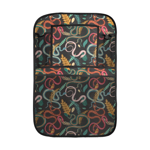 Colorful snake plant pattern Car Seat Back Organizer
