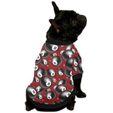 Billiard Ball Pattern Print Design 05 All Over Print Pet Dog Round Neck Fuzzy Shirt