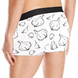 Garlic pattern black white Men's All Over Print Boxer Briefs Men's Underwear