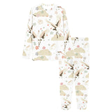 Beautiful Japanese cranes pattern Women's All Over Print Pajama Set