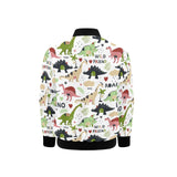 Cute dinosaurs pattern Kids' Boys' Girls' Bomber Jacket