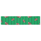 American football ball field background Table Runner