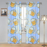 Beer pattern Gauze Curtain