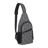 Engine Piston Black Background Pattern Design 02 All Over Print Chest Bag