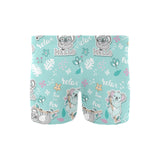 Cute koalas blue background pattern Men's Swimming Trunks