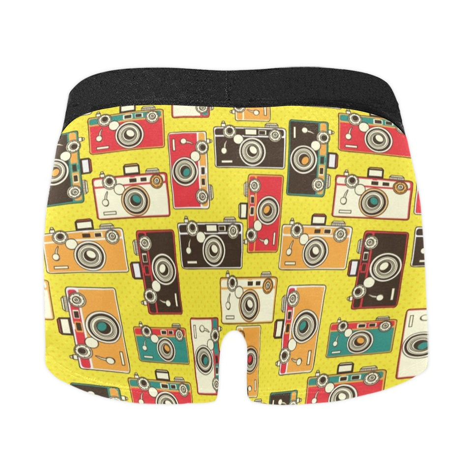 Camera Pattern Print Design 02 Men's All Over Print Boxer Briefs Men's Underwear