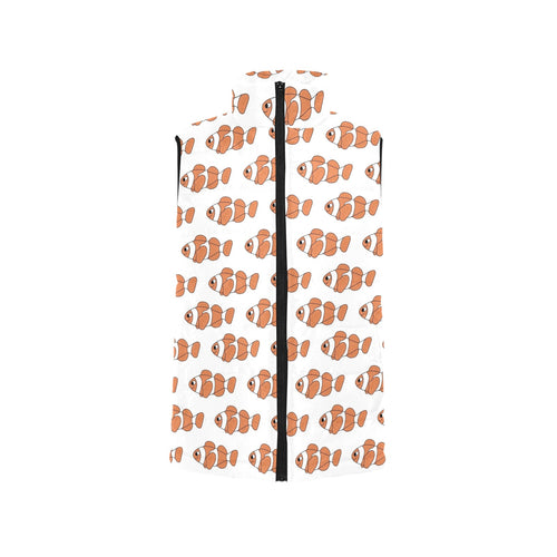 Clown Fish Pattern Print Design 05 Men's Padded Vest