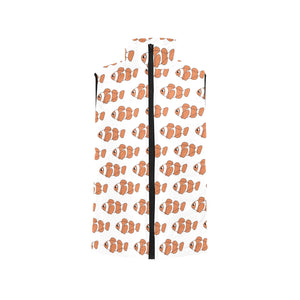 Clown Fish Pattern Print Design 05 Men's Padded Vest