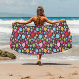 Tea pots Pattern Print Design 01 Beach Towel