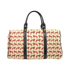 Greyhound Pattern Print Design 04 Travel Bag