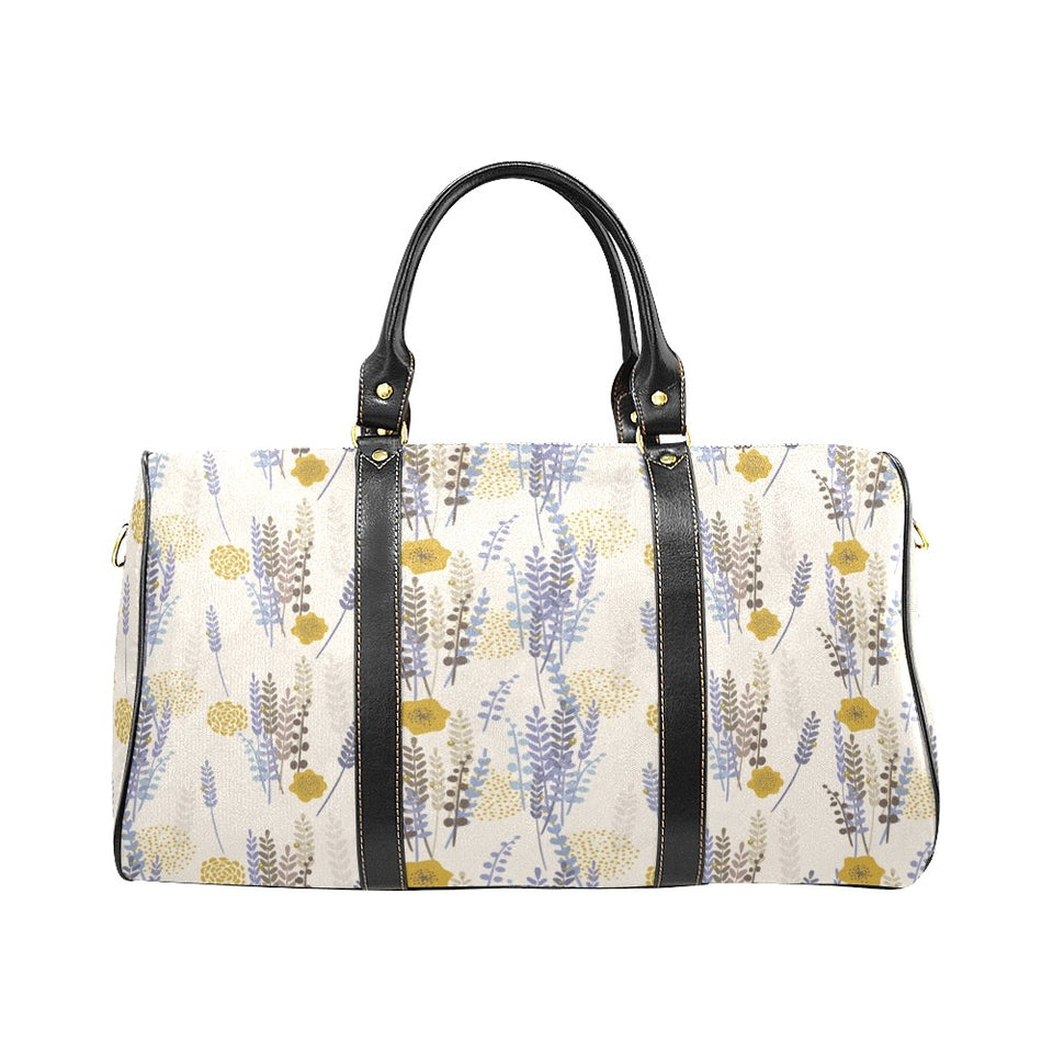 Lavender modern pattern blackground Travel Bag