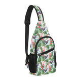 Hummingbird Pattern Print Design 05 All Over Print Chest Bag