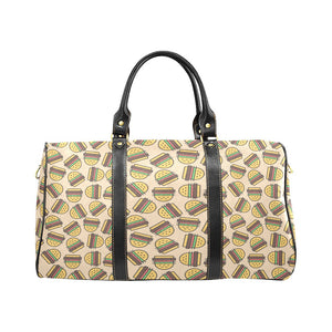Hamburger Pattern Print Design 01 Travel Bag