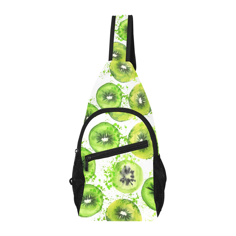 Watercolor kiwi pattern All Over Print Chest Bag