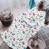 Candy design pattern Blanket Robe with Sleeves
