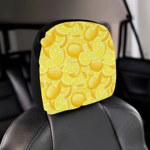 lemon pattern Car Headrest Cover