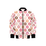 Colorful donut pattern Kids' Boys' Girls' Bomber Jacket