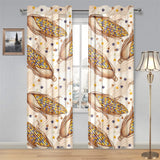 Corn Pattern Print Design 03 Gauze Curtain