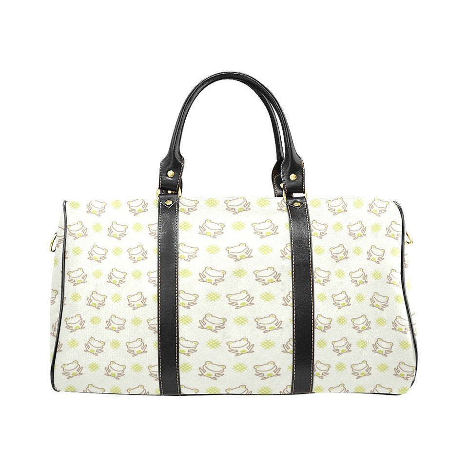 Cute cartoon frog baby pattern Travel Bag
