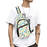 Chemistry Periodic Table Pattern Print Design 05 All Over Print Chest Bag