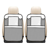 Pineapples pattern striped background Car Seat Back Organizer