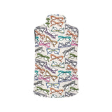 Sun Glasses Pattern Print Design 01 Women's Padded Vest